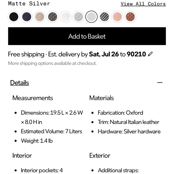 MZ Wallace Matte Silver Crossbody Bag - Picture 2 of 9